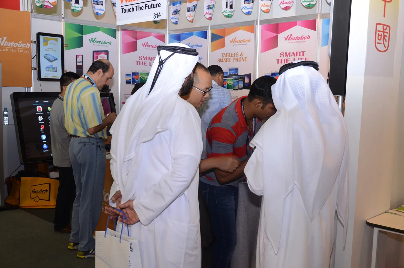 Wintouch booth at the 2013 Dubai consumer electronics trade show — photograph 7