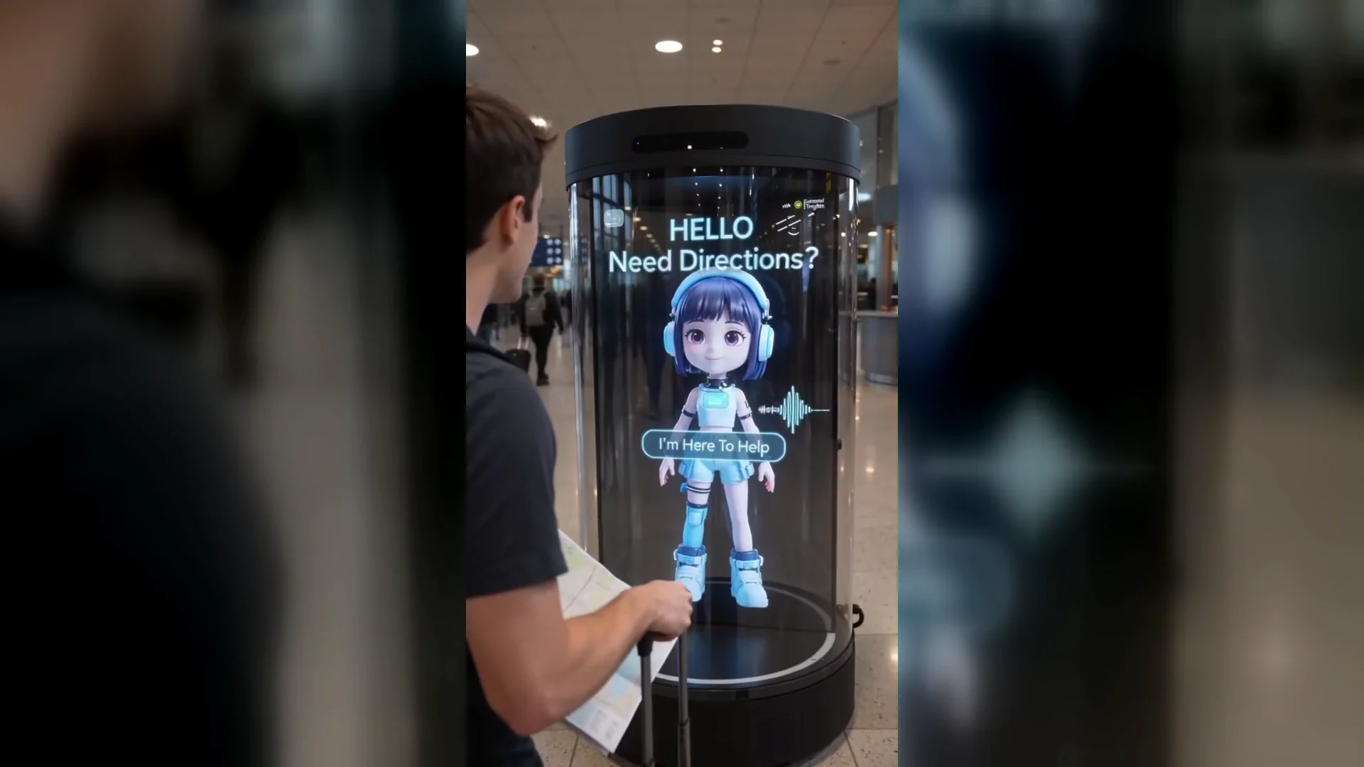 Wintouch Holobox AI digital human deployment